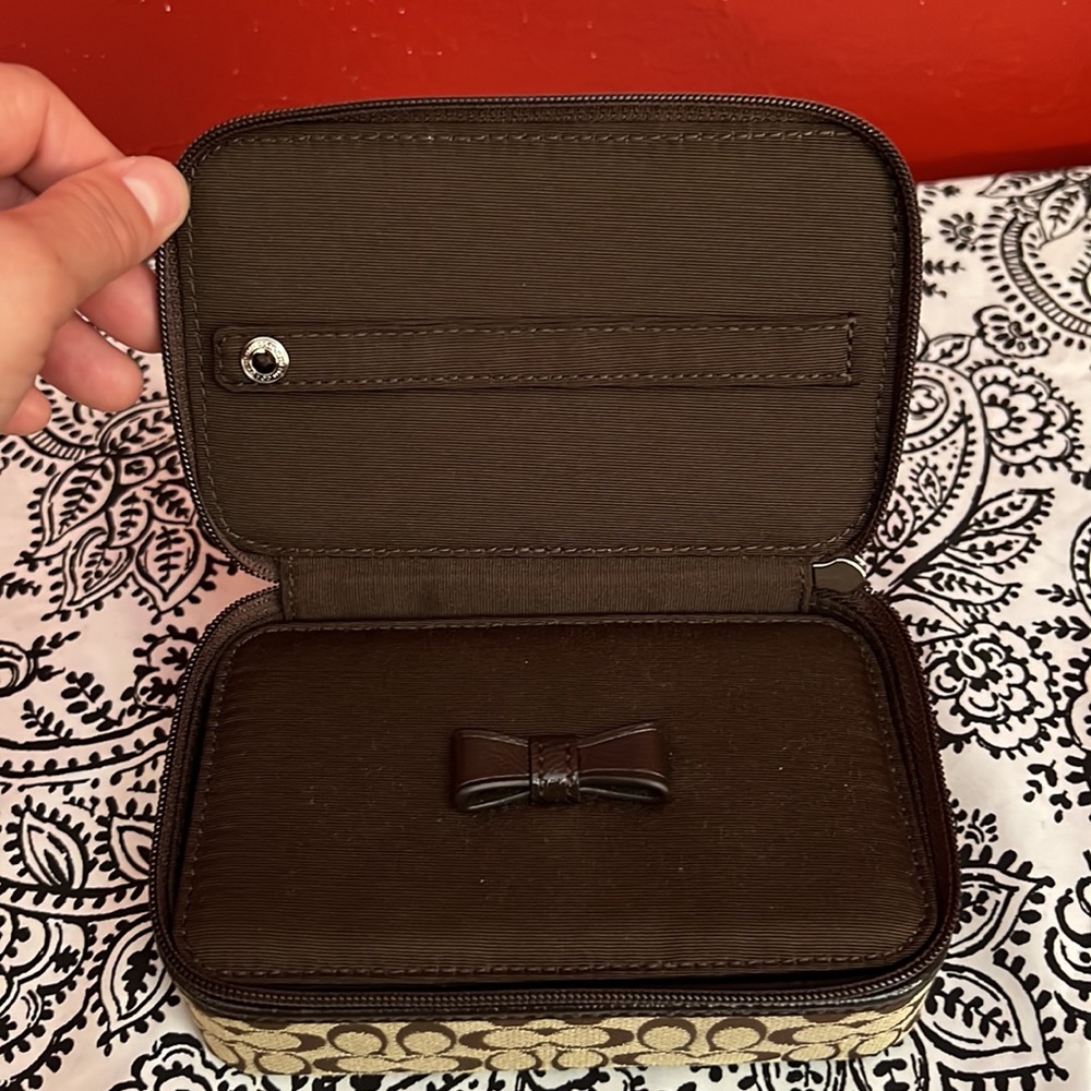 Coach Monogram Jewelry Case! - Picture 4 of 7